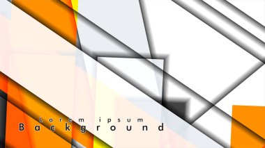 Dikdörtgen tüp elemanları vektör 3d arka plan