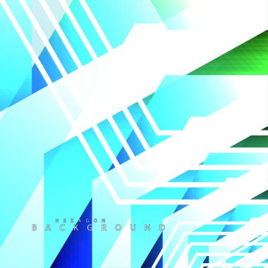 renkli altıgen soyut arka plan. Saydam vektör arka planı