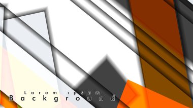 Dikdörtgen tüp elemanları vektör 3d arka plan