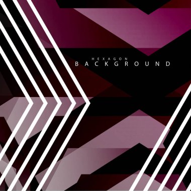renkli altıgen soyut arka plan. Saydam vektör arka planı