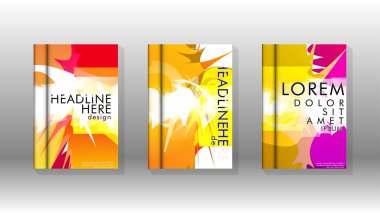 Renkli soyut sprey desenleri ile arka plan kapağı vektör tasarımı. Renk karışımı. Vektör Eps 10. Vektör çizimi