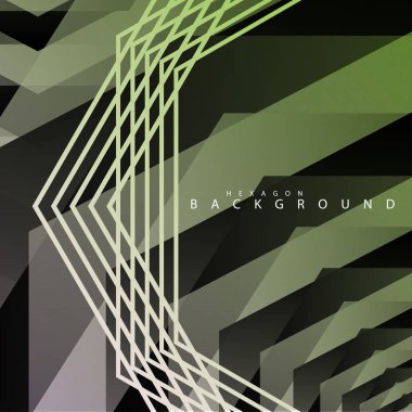 renkli altıgen soyut arka plan. Saydam vektör arka planı
