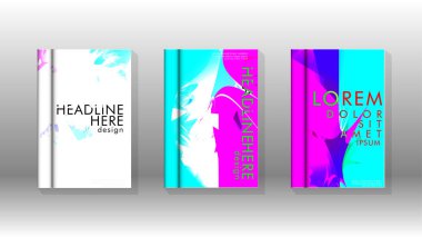 Renkli soyut sprey desenleri ile arka plan kapağı vektör tasarımı. Renk karışımı. Vektör Eps 10. Vektör çizimi