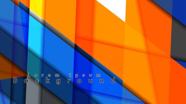 Renkli desen çizgileri ile soyut vektör arka plan tasarımı