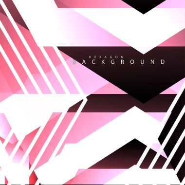 renkli altıgen soyut arka plan. Saydam vektör arka planı