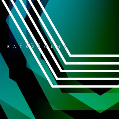 renkli altıgen soyut arka plan. Saydam vektör arka planı