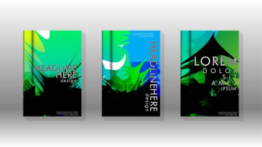 Renkli soyut sprey desenleri ile arka plan kapağı vektör tasarımı. Renk karışımı. Vektör Eps 10. Vektör çizimi