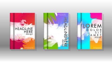 Renkli soyut sprey desenleri ile arka plan kapağı vektör tasarımı. Renk karışımı. Vektör Eps 10. Vektör çizimi