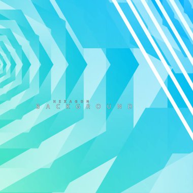 renkli altıgen soyut arka plan. Saydam vektör arka planı