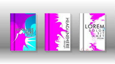 Renkli soyut sprey desenleri ile arka plan kapağı vektör tasarımı. Renk karışımı. Vektör Eps 10. Vektör çizimi