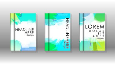 Renkli soyut sprey desenleri ile arka plan kapağı vektör tasarımı. Renk karışımı. Vektör Eps 10. Vektör çizimi