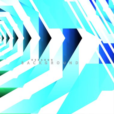 renkli altıgen soyut arka plan. Saydam vektör arka planı