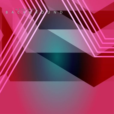 renkli altıgen soyut arka plan. Saydam vektör arka planı