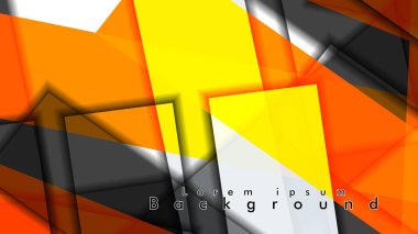 Dikdörtgen tüp elemanları vektör 3d arka plan