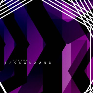 renkli altıgen soyut arka plan. Saydam vektör arka planı