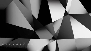 Soyut geometrik arka plan. koyu üçgen vektörü