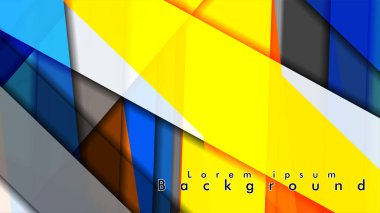 Renkli desen çizgileri ile soyut vektör arka plan tasarımı