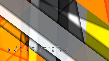 Dikdörtgen tüp elemanları vektör 3d arka plan