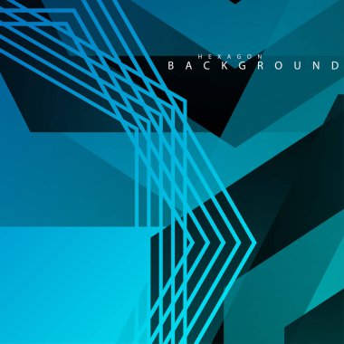 renkli altıgen soyut arka plan. Saydam vektör arka planı