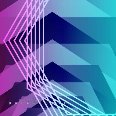 renkli altıgen soyut arka plan. Saydam vektör arka planı