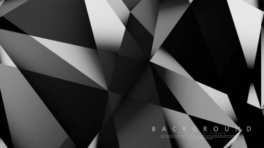 Soyut geometrik arka plan. koyu üçgen vektörü