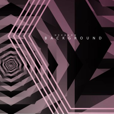 renkli altıgen soyut arka plan. Saydam vektör arka planı