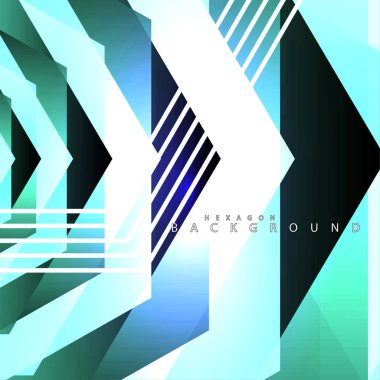 renkli altıgen soyut arka plan. Saydam vektör arka planı