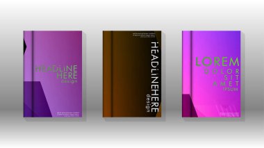 Kapak kitabı renkli altıgen soyut arka plan