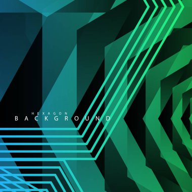 renkli altıgen soyut arka plan. Saydam vektör arka planı