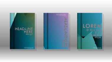 Kapak kitabı renkli altıgen soyut arka plan