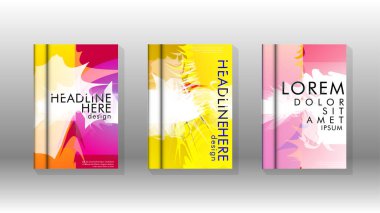 Renkli soyut sprey desenleri ile arka plan kapağı vektör tasarımı. Renk karışımı. Vektör Eps 10. Vektör çizimi