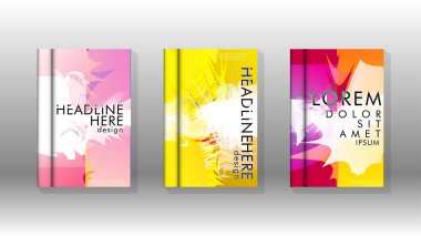 Renkli soyut sprey desenleri ile arka plan kapağı vektör tasarımı. Renk karışımı. Vektör Eps 10. Vektör çizimi