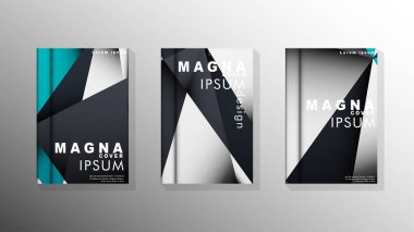 Degrade minimal geometrik desen. üçgen kapağın arka plan tasarımı