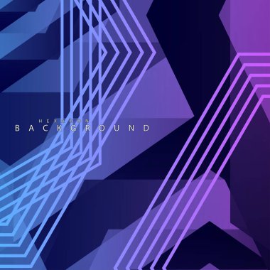 renkli altıgen soyut arka plan. Saydam vektör arka planı