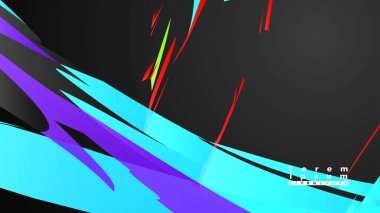 Renkli geometrik arka planlar. Basit form kompozisyonu. Eps10 vektör şablonu