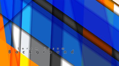 Renkli desen çizgileri ile soyut vektör arka plan tasarımı