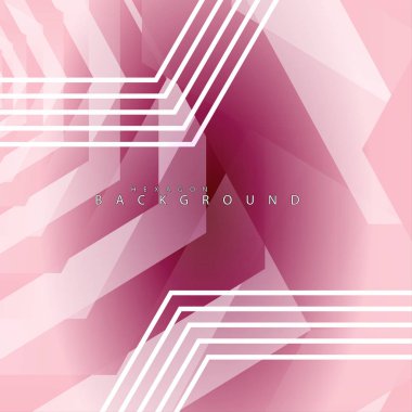 renkli altıgen soyut arka plan. Saydam vektör arka planı