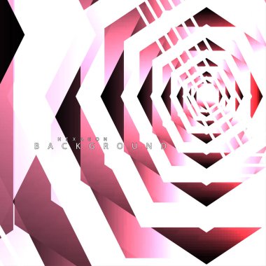 renkli altıgen soyut arka plan. Saydam vektör arka planı