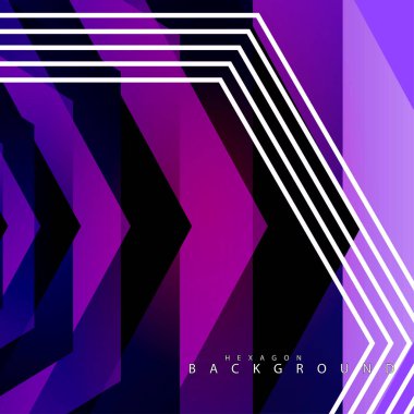 renkli altıgen soyut arka plan. Saydam vektör arka planı