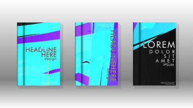 Kitap Kapağı renkli geometrik arka planlar.