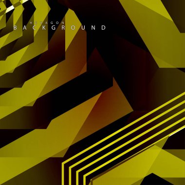 renkli altıgen soyut arka plan. Saydam vektör arka planı