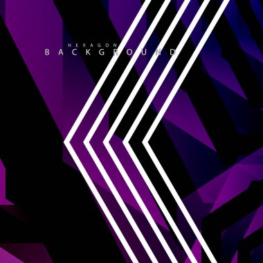 renkli altıgen soyut arka plan. Saydam vektör arka planı