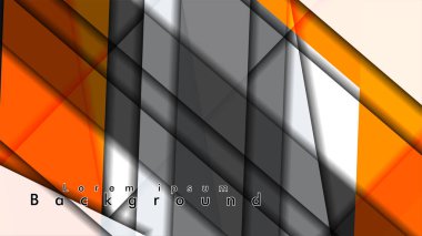 Dikdörtgen tüp elemanları vektör 3d arka plan