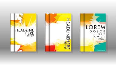 Renkli soyut sprey desenleri ile arka plan kapağı vektör tasarımı. Renk karışımı. Vektör Eps 10. Vektör çizimi