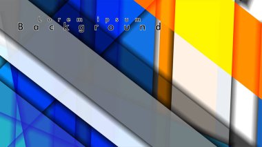Renkli desen çizgileri ile soyut vektör arka plan tasarımı