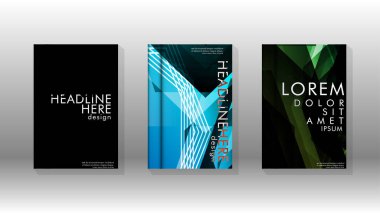 Kapak kitabı renkli altıgen soyut arka plan