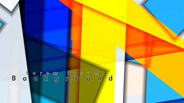 Renkli desen çizgileri ile soyut vektör arka plan tasarımı