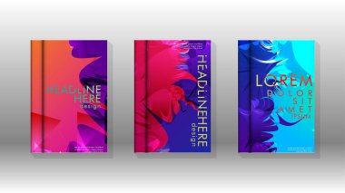 Renkli soyut sprey desenleri ile arka plan kapağı vektör tasarımı. Renk karışımı. Vektör Eps 10. Vektör çizimi