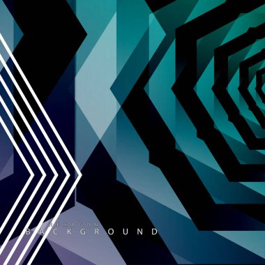 renkli altıgen soyut arka plan. Saydam vektör arka planı