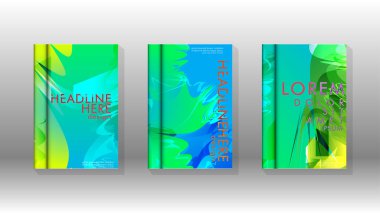 Renkli soyut sprey desenleri ile arka plan kapağı vektör tasarımı. Renk karışımı. Vektör Eps 10. Vektör çizimi